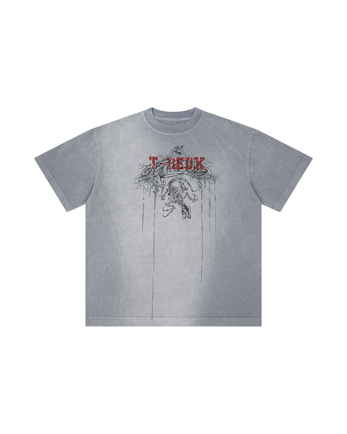UNDEREDX WASHED TEE - DARK GREY