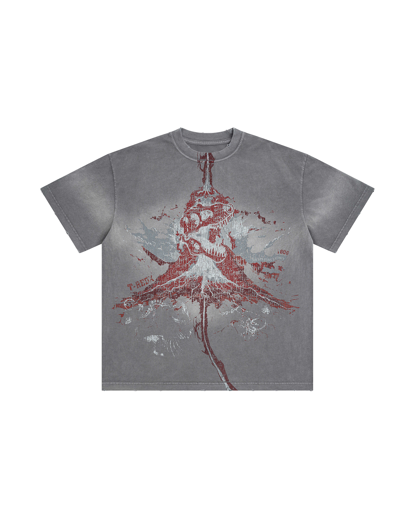 VOLCANOEDX WASHED TEE - Grey