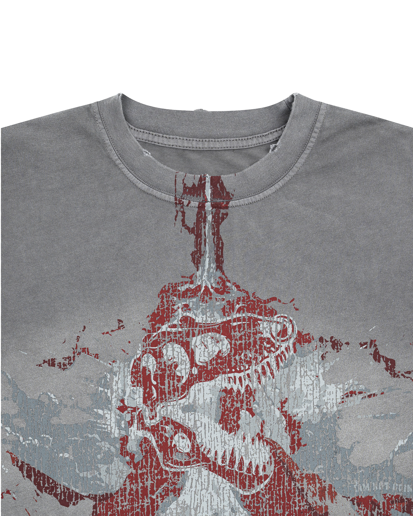 VOLCANOEDX WASHED TEE - Grey