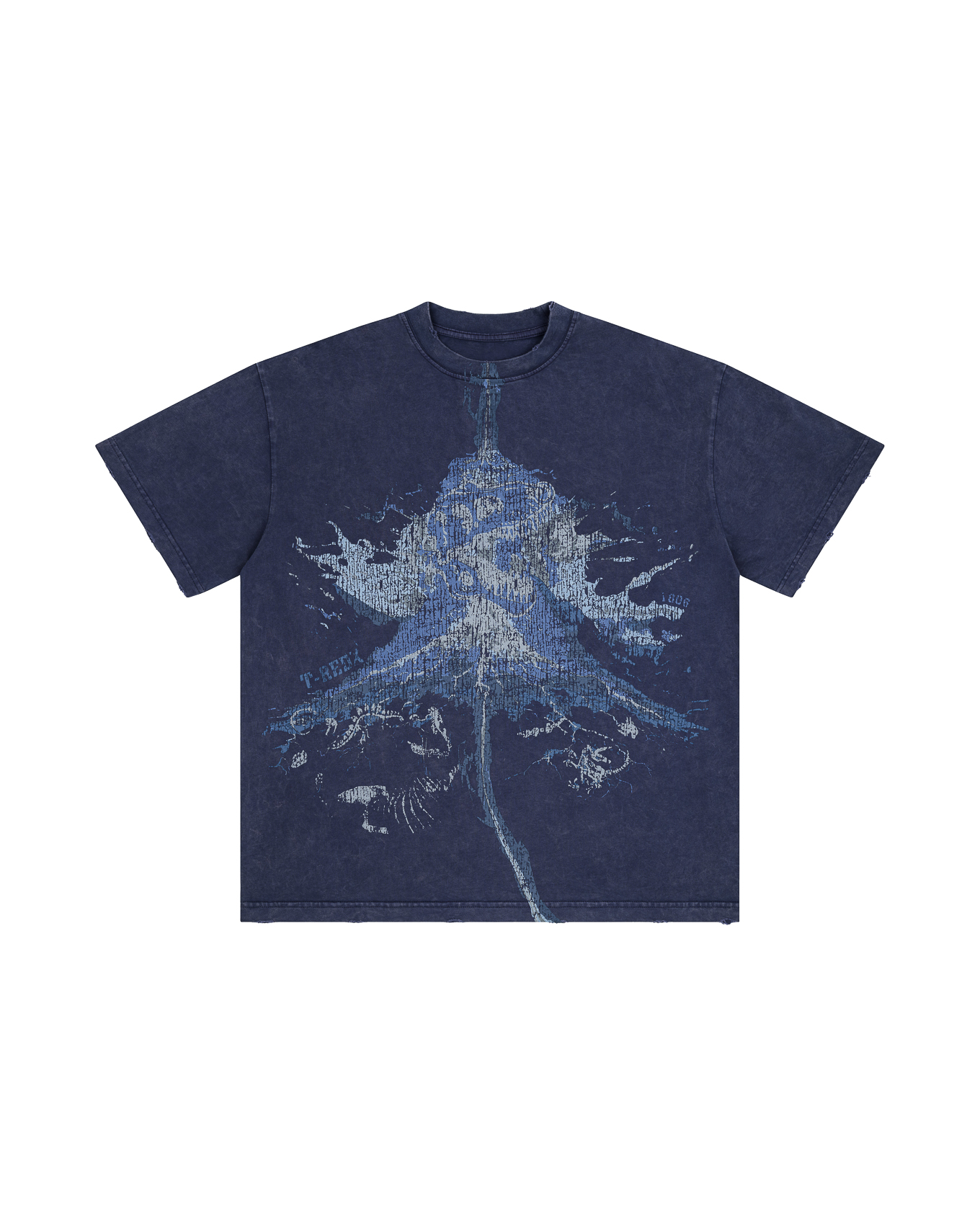 VOLCANOEDX WASHED TEE - Purple