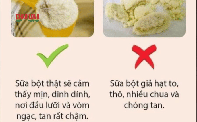 sữa an toàn