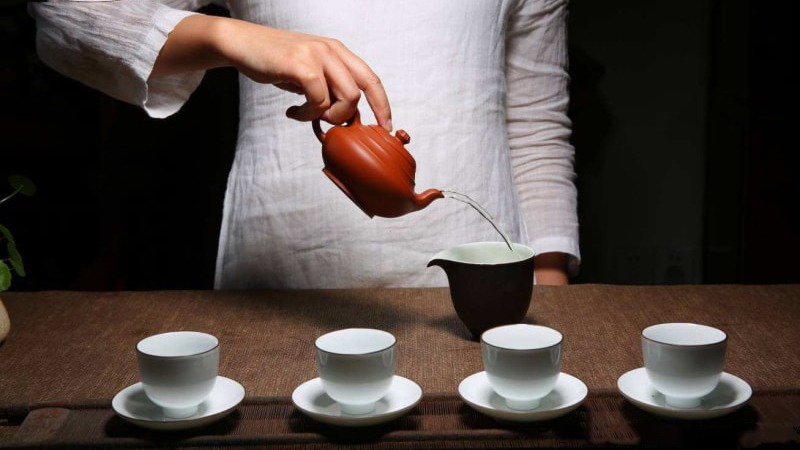 rót trà shan tuyết cổ thụ ra cốc