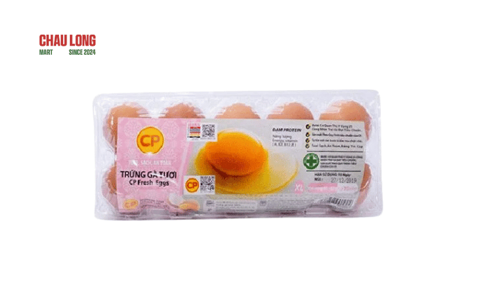 Trứng gà sạch CP – An toàn cho mọi bữa ăn