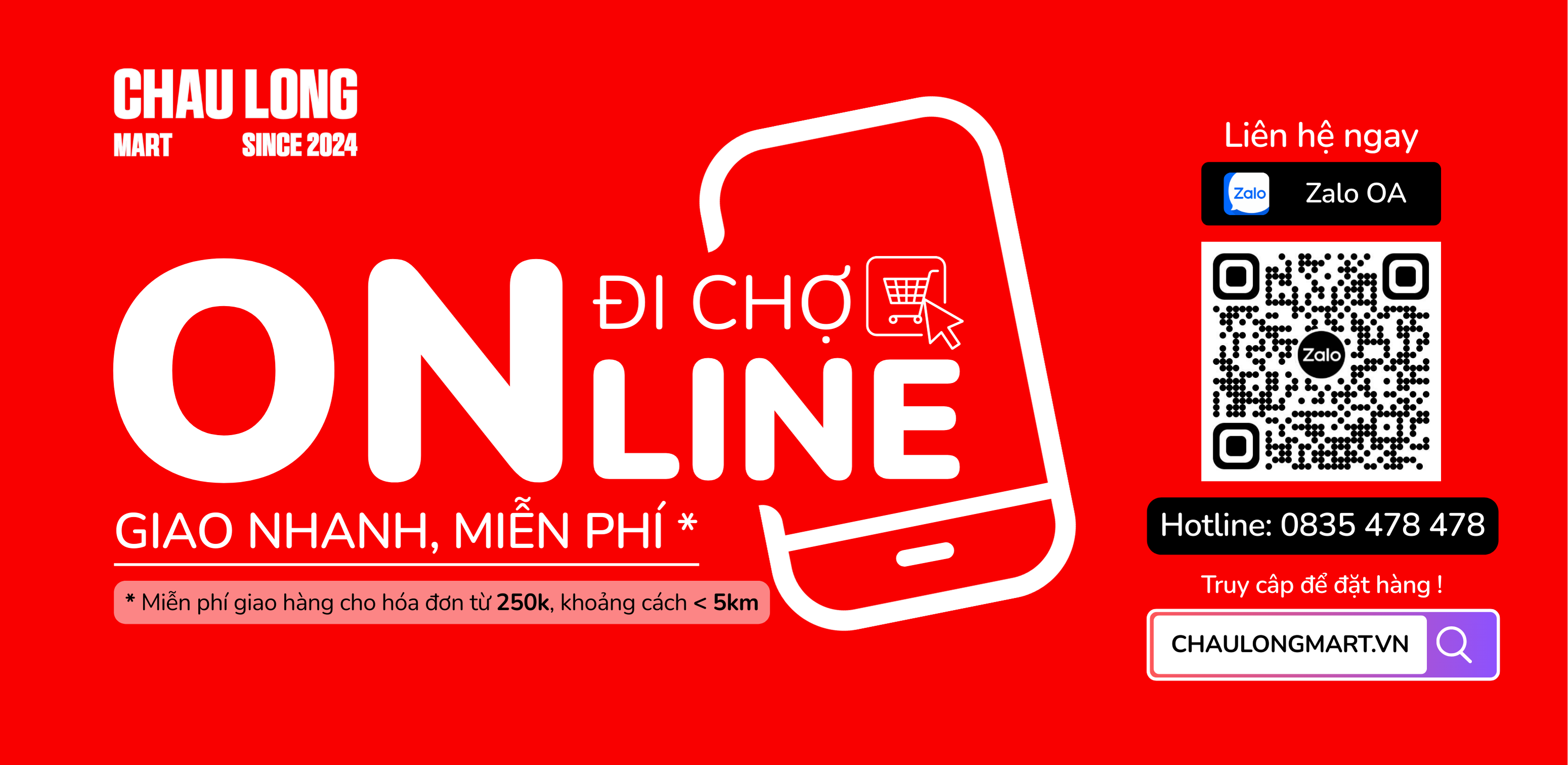 Đi chợ Online cùng Châu Long Mart