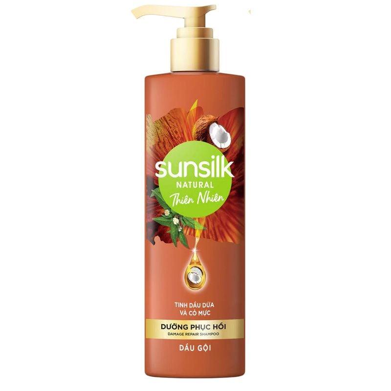 Dầu Gội Sunsilk Thiên Nhiên Dưỡng Phục Hồi 380ml (nâu)