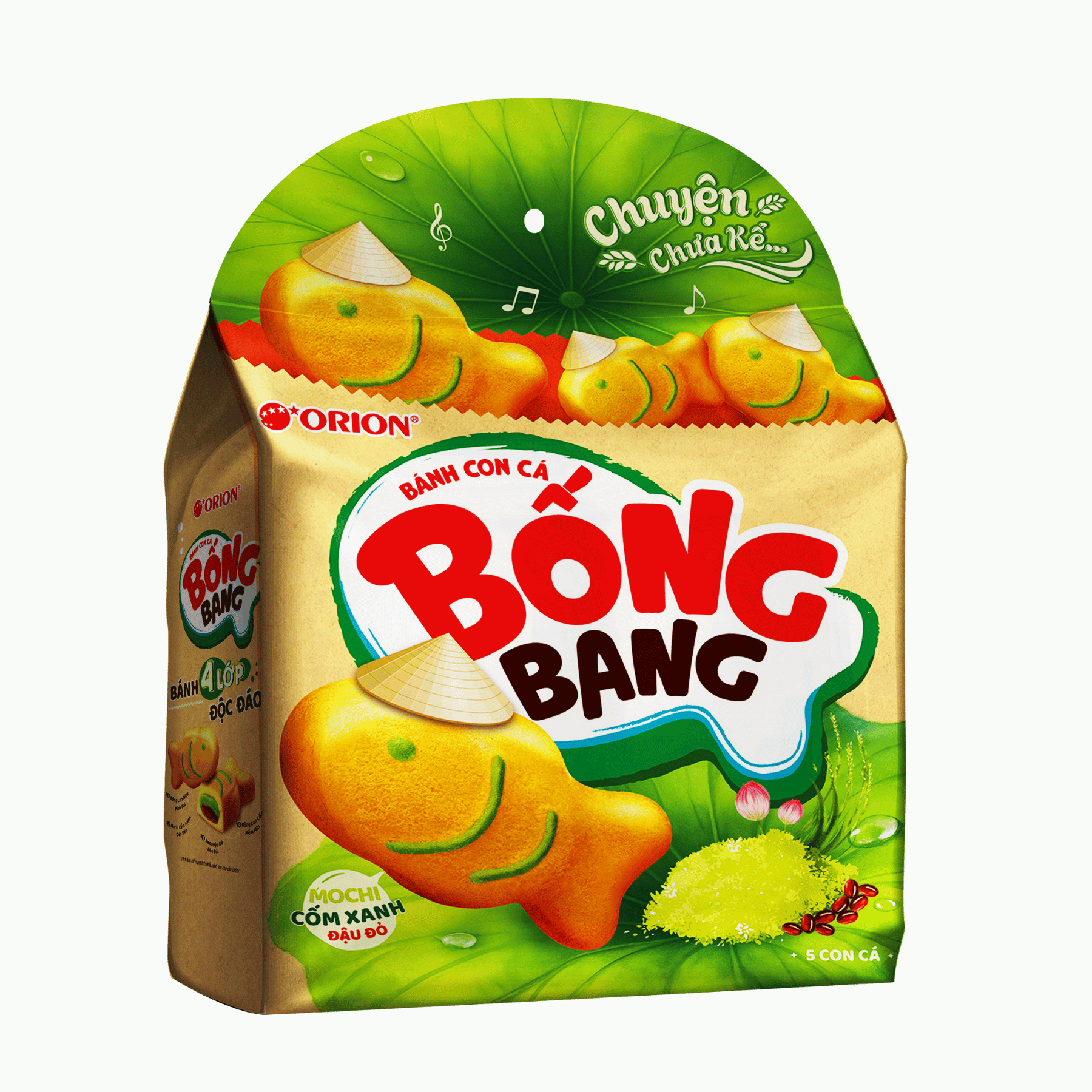 Bánh cá Orion Bống Bang Cốm 145g