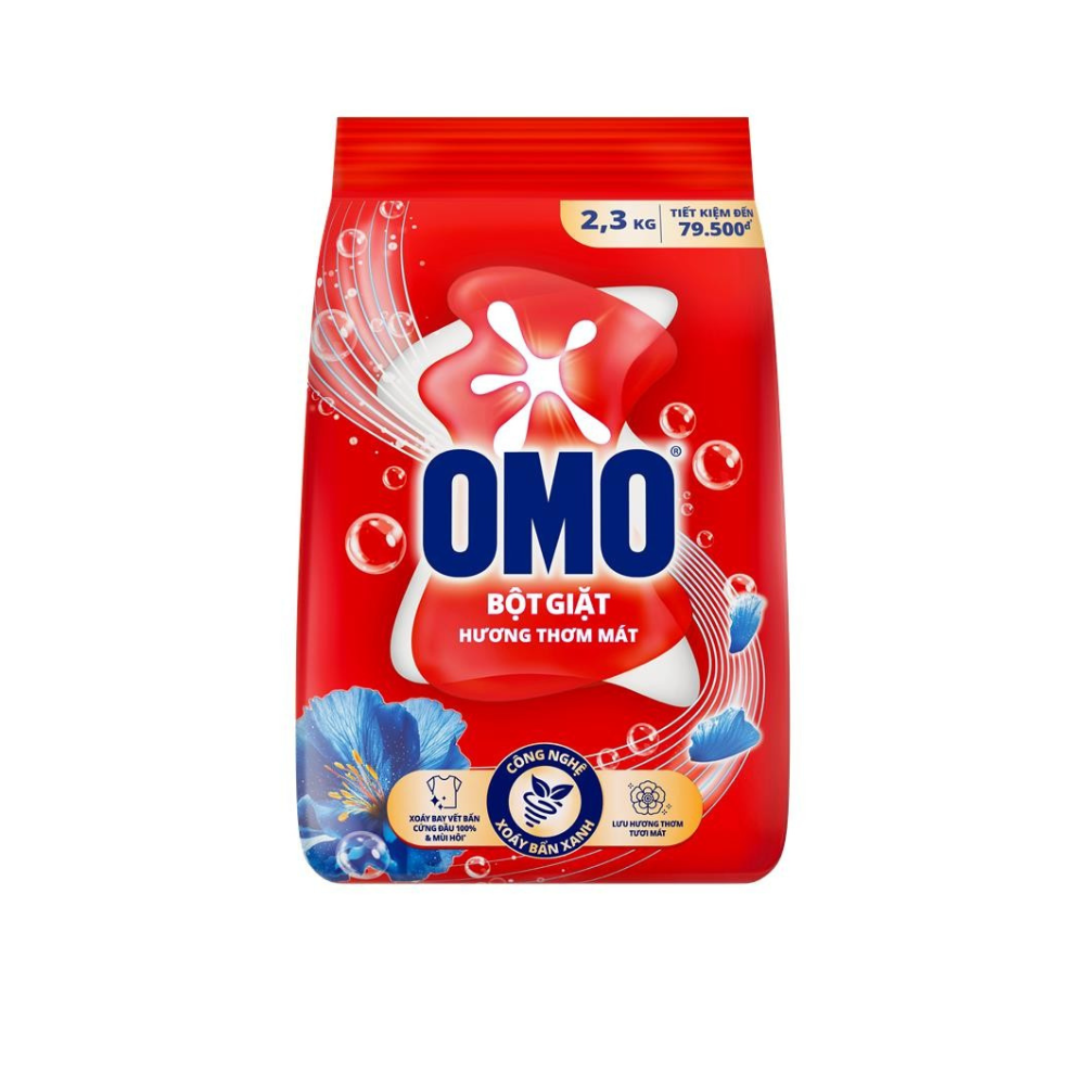 Bột Giặt Omo Hương Thơm Mát 2.3kg