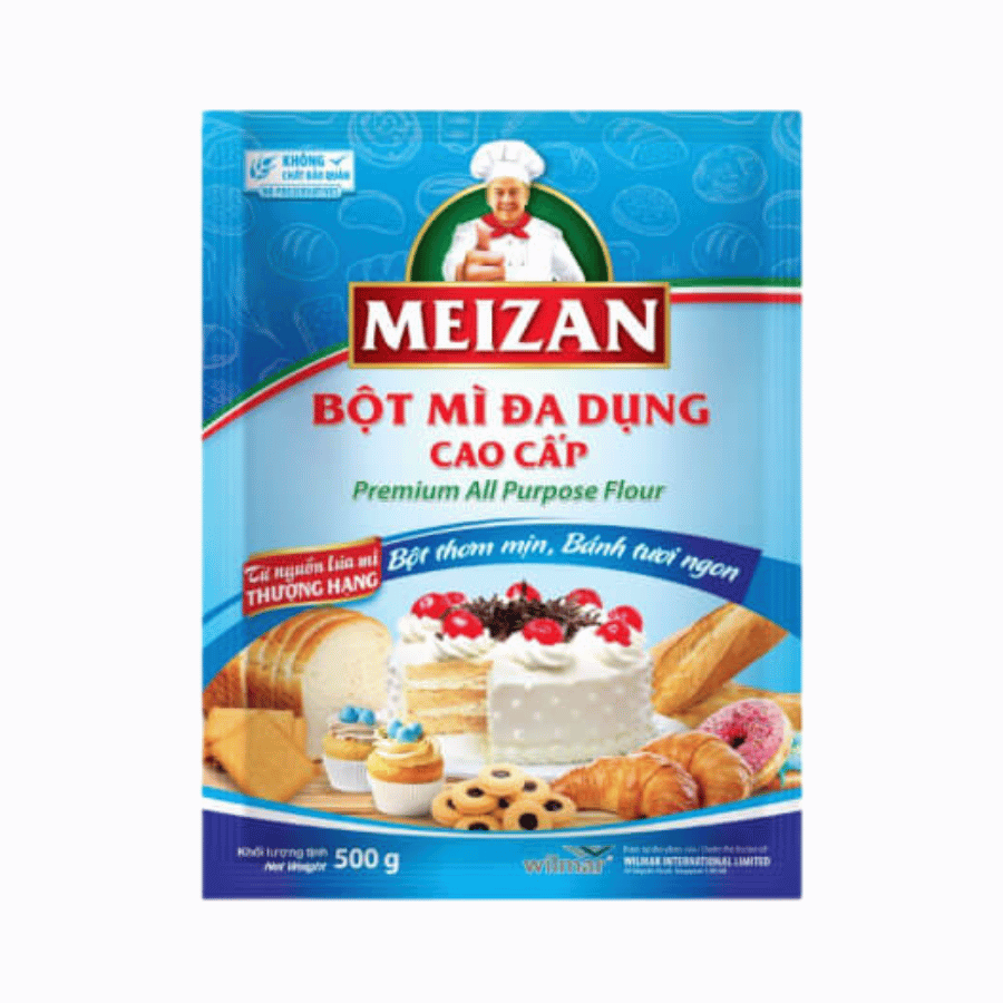 Bột Mì Đa Dụng Cao Cấp Meizan Gói 500g