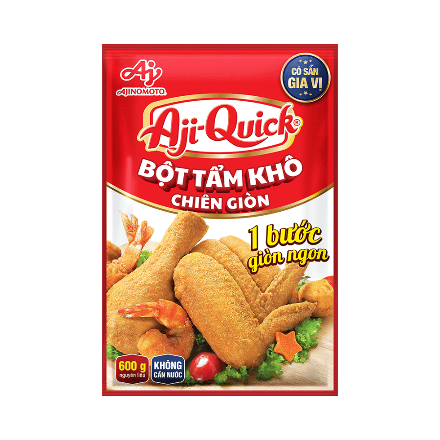 Bột Tẩm Khô Chiên Giòn Aji-Quick Gói 42g