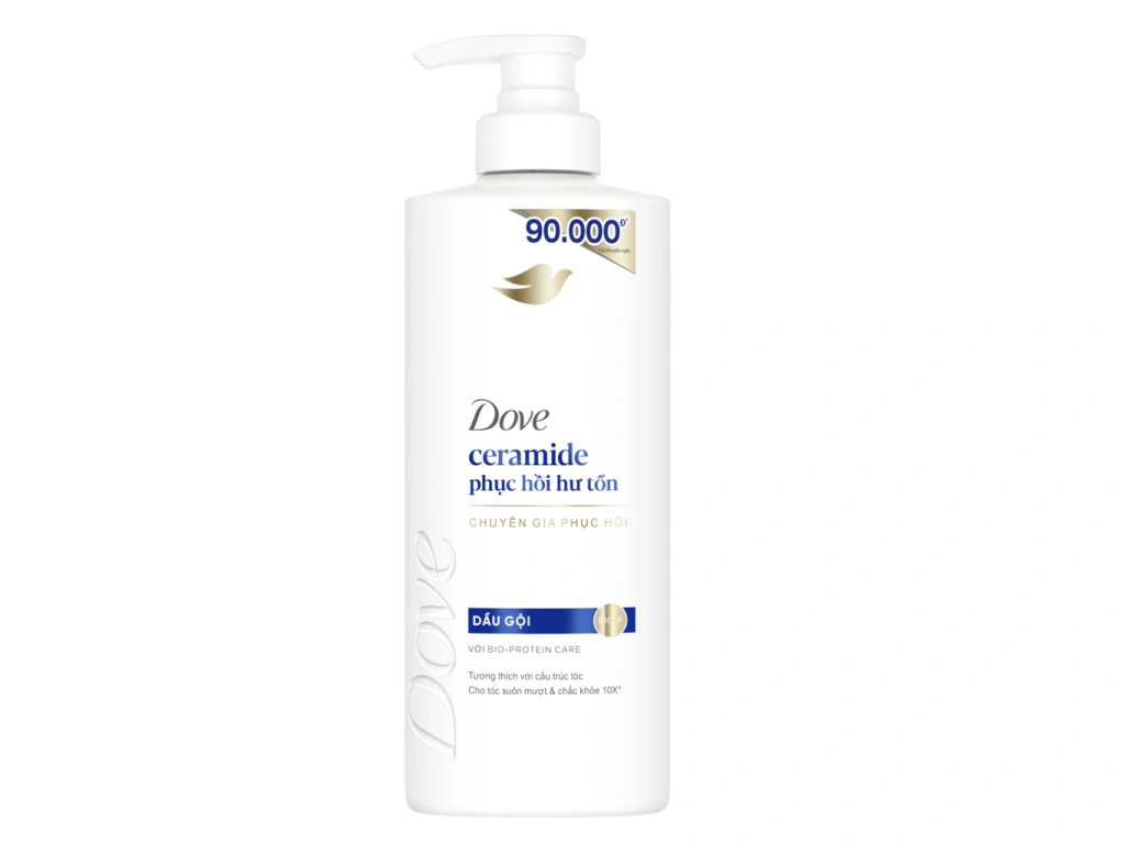 Dầu Gội Dove Ceramide Phục Hồi Hư Tổn 350G