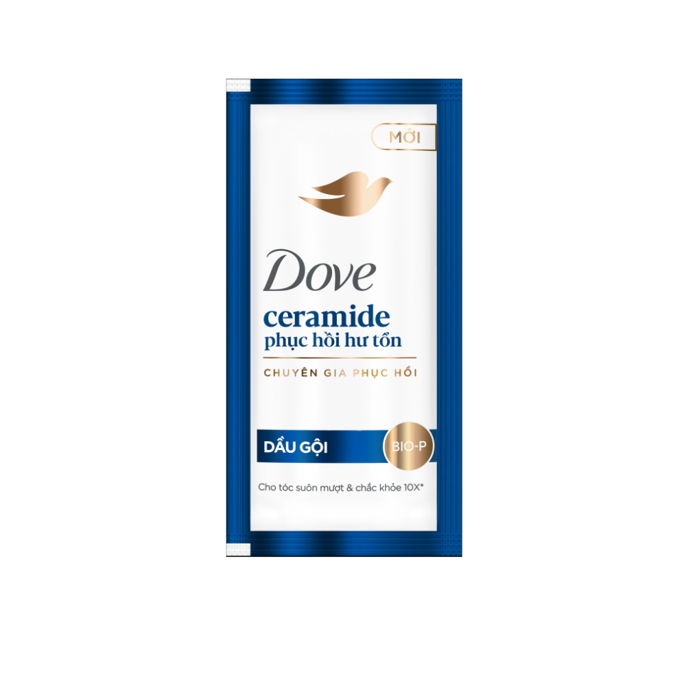 Dầu Gội Dove Ceramide Phục Hồi Hư Tổn 6G x 10 Gói