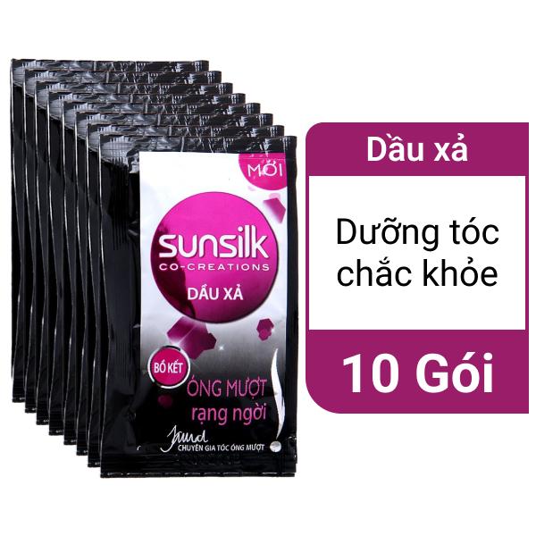 Dầu Xả Sunsilk Óng Mượt Rạng Ngời Dây 10x6g