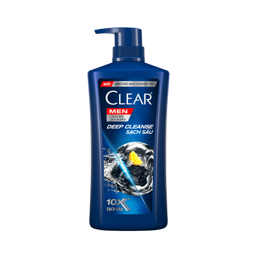 Dầu Gội Clear Men Deep Cleanse 630g