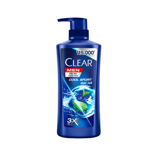 Dầu gội Clear men sạch gàu cool sport chai 350g
