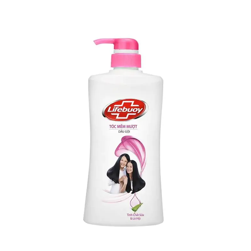 Dầu gội Lifebuoy, mềm mượt & kháng khuẩn, chai (640g/621ml),