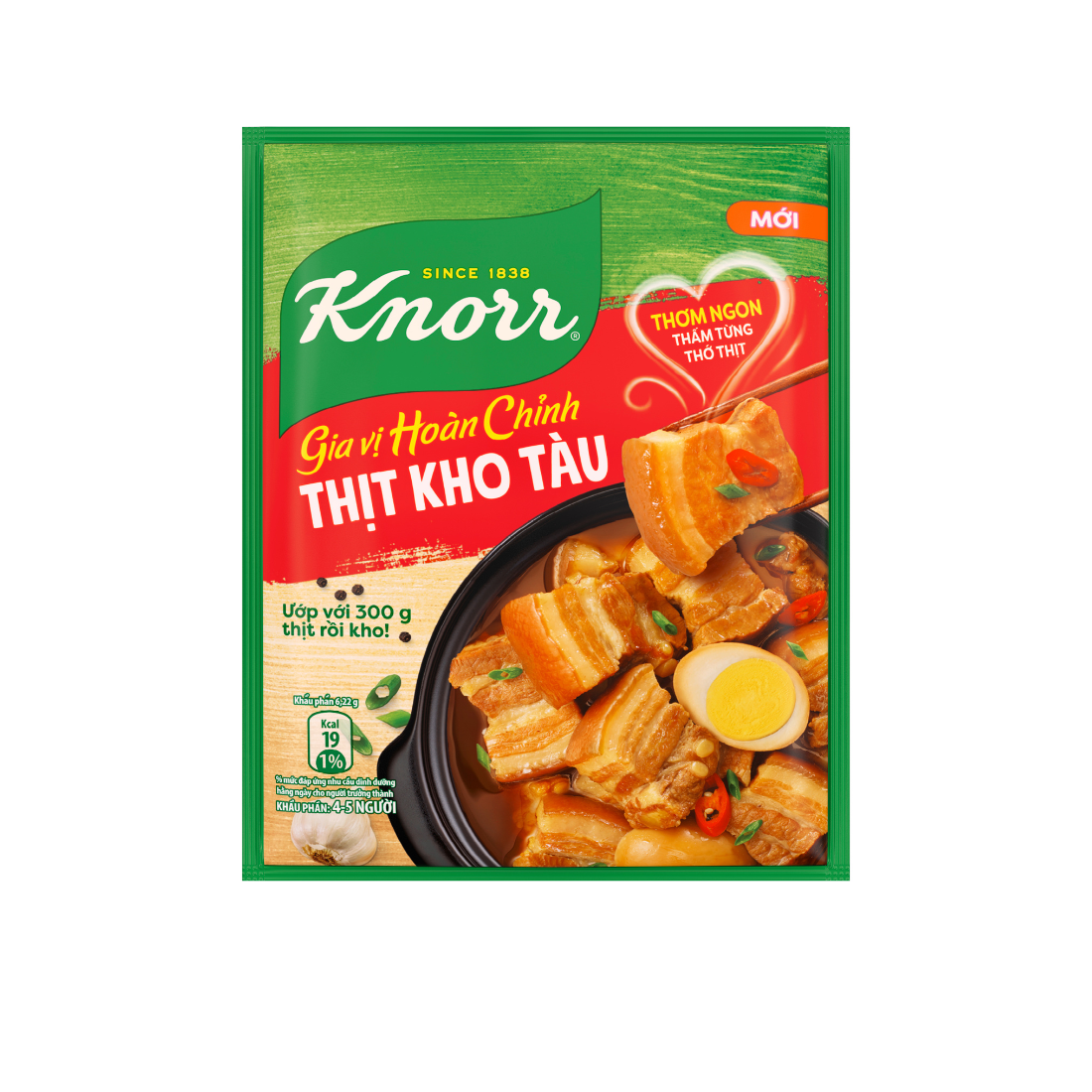 Gia Vị Hoàn Chỉnh Knorr Thịt Kho Tàu 28g
