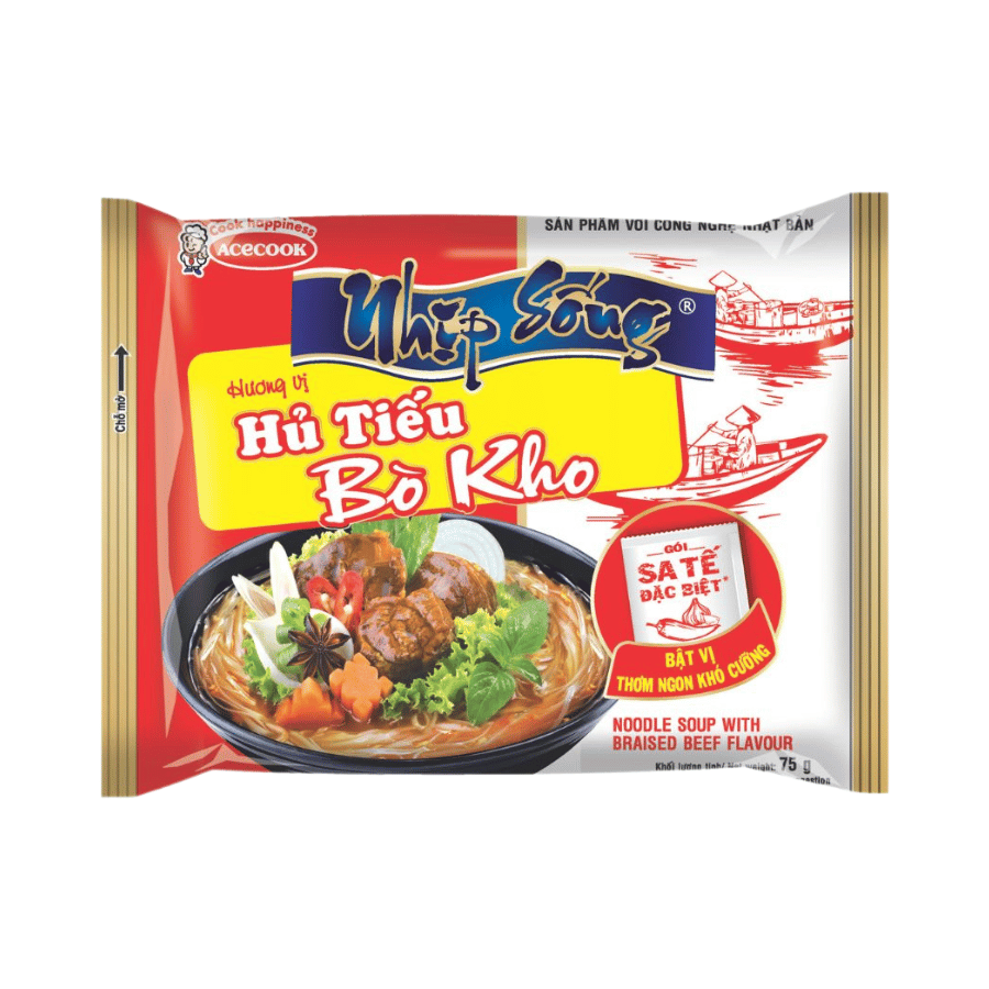 Hủ Tiếu Nhịp Sống Vị Bò Kho 75g