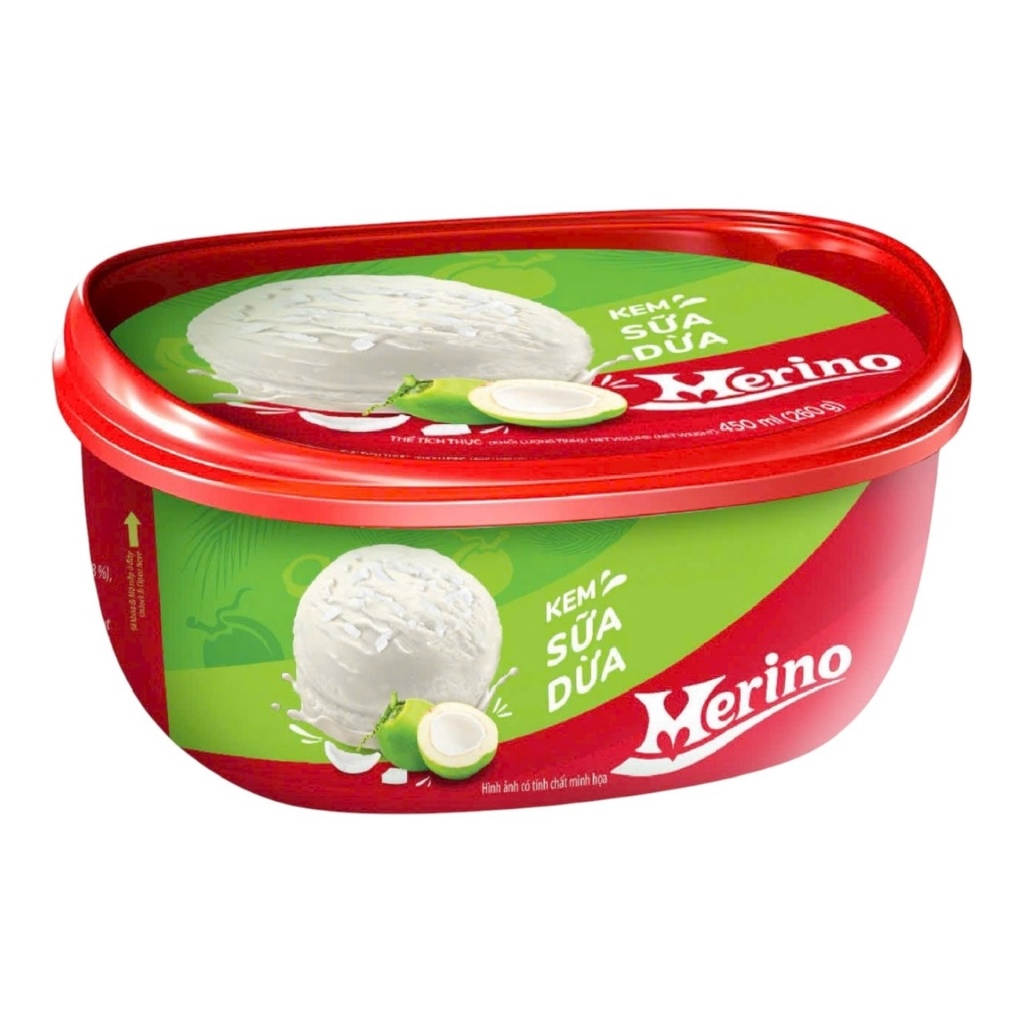Kem Merino sữa dừa hộp 450g
