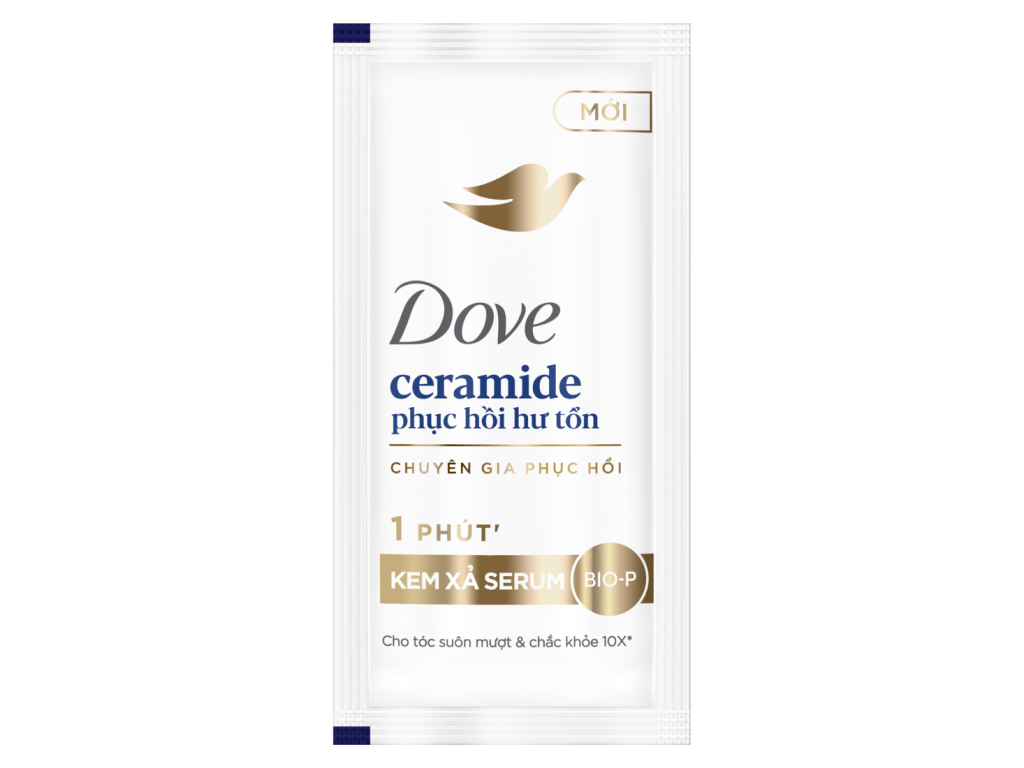 Kem Xả Dove Ceramide Phục Hồi Hư Tổn Dây 6G x 10 Gói