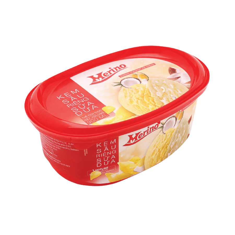 Kem Hộp Merino Sầu Riêng Sữa Dừa 900ml