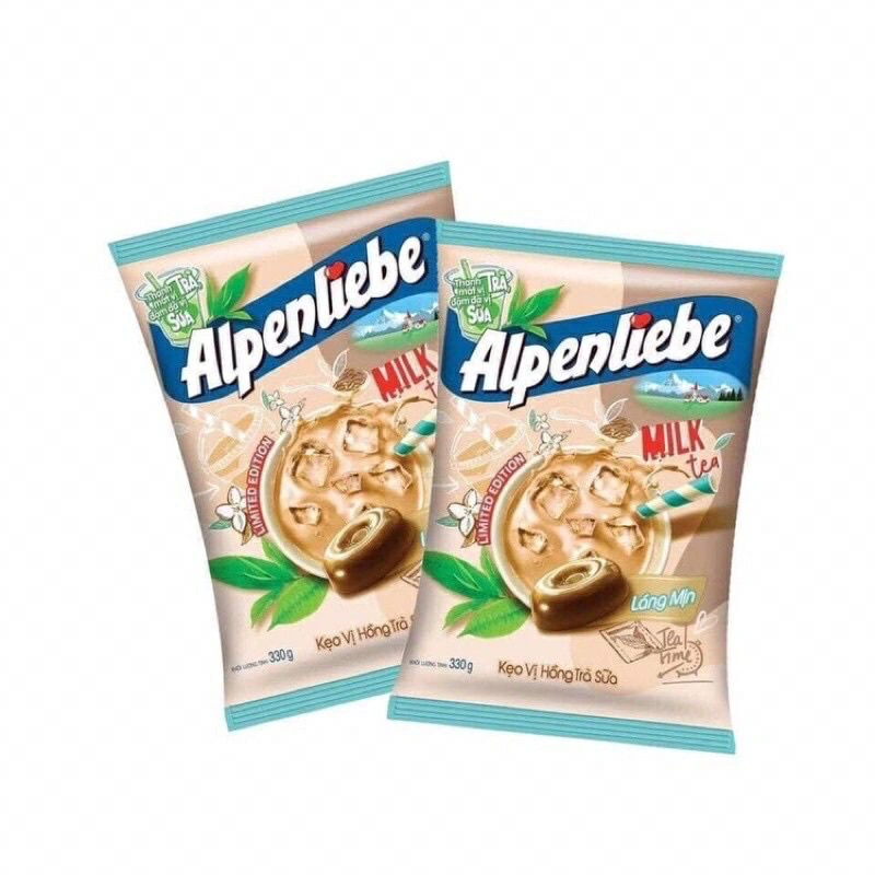 Kẹo Alpenliebe Vị Hồng Trà Sữa Gói 115.5g