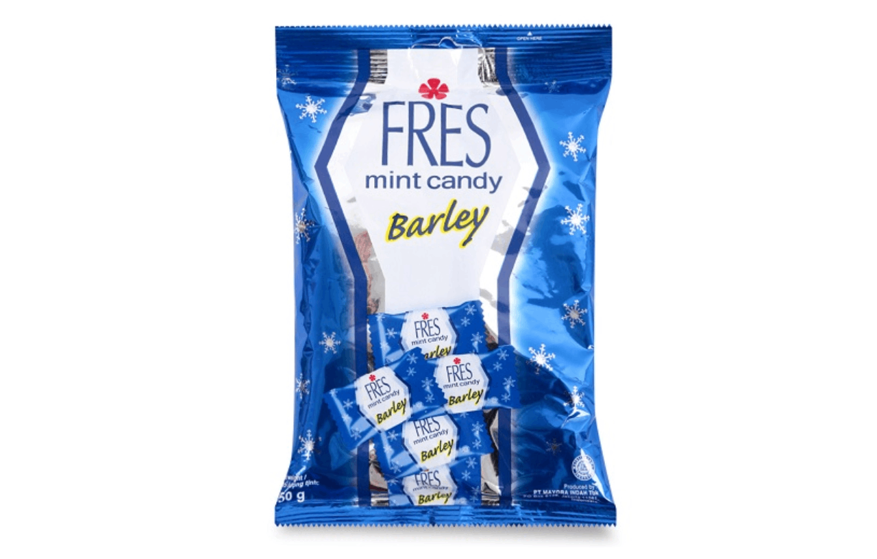 Kẹo Bạc Hà Fres Barley Mayora Gói 150G