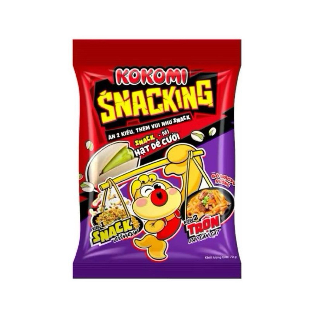 Kokomi Snacking Mì Hương Vị Bò 70g