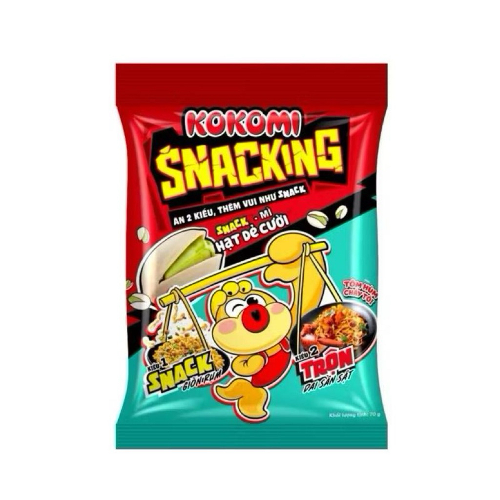 Kokomi Snacking Mì Hương Vị Tôm Hùm 70g