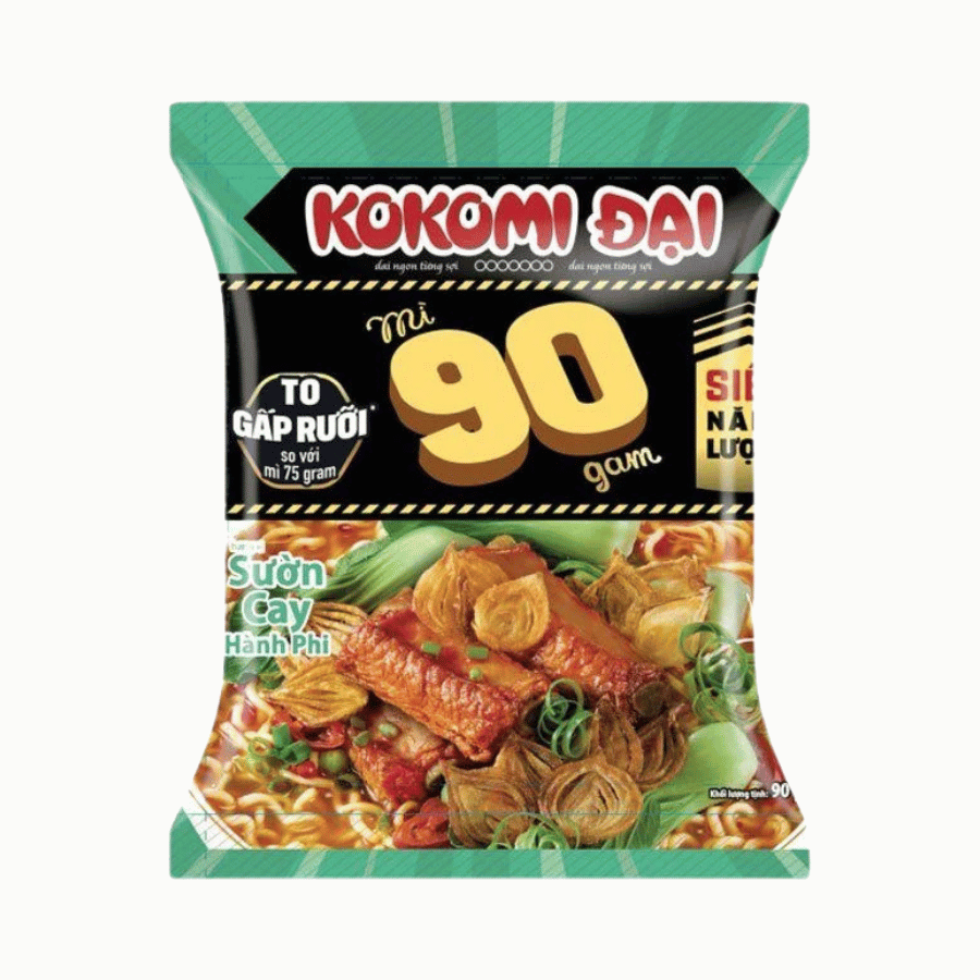 Mì Kokomi Đại 90 Sườn Hành Phi Gói 90g