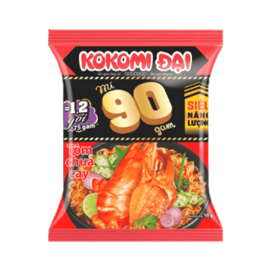 Mì Kokomi Đại 90 Tôm Chua Cay Gói 90g
