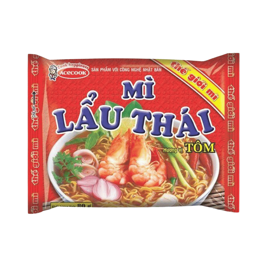Mì Lẩu Thái Tôm Vina Acecook Gói 80g
