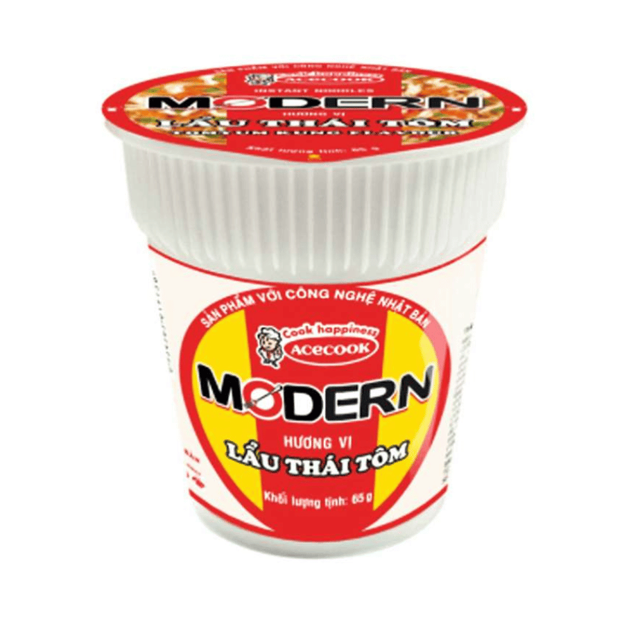 Mì Ly Lẩu Thái Tôm Modern 70g