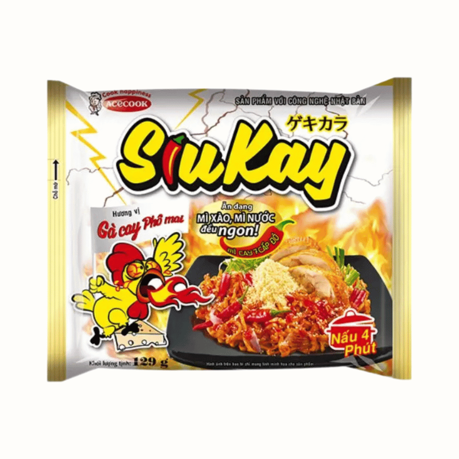 Mì SiuKay Gà Cay Phô Mai 129g