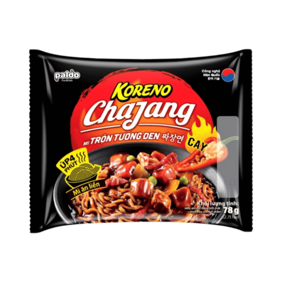 Mì Trộn Tương Đen Cay Koreno Gói 78g