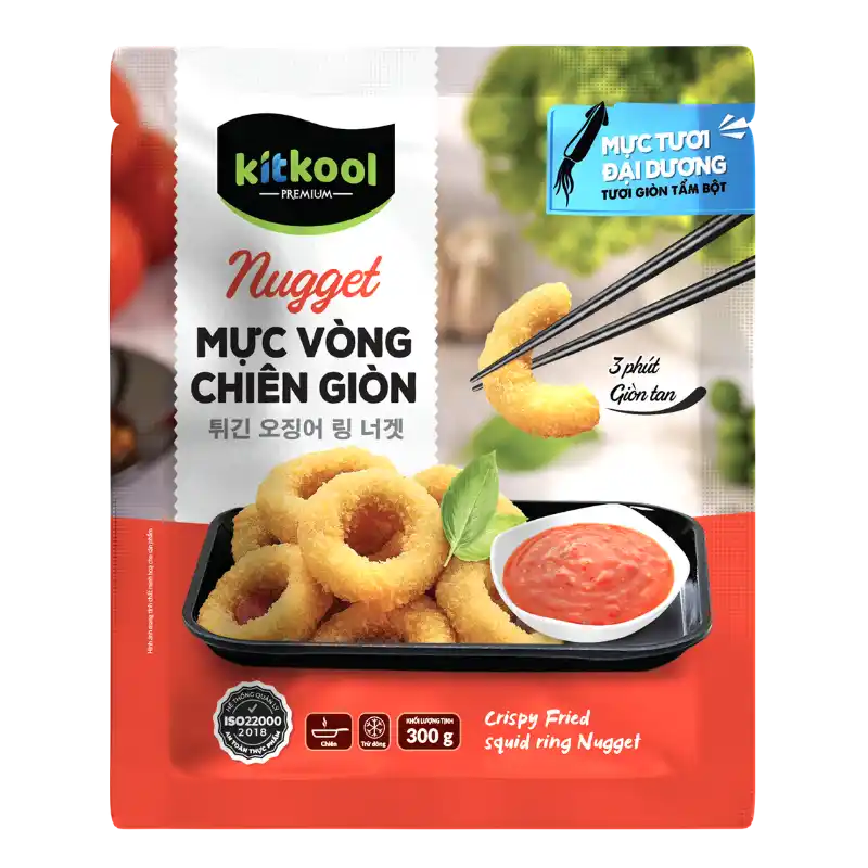 Mực vòng chiên giòn Kitkool 300g