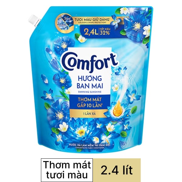 NX Comfort 1 lần xả Hương Ban Mai 2.4L – Túi