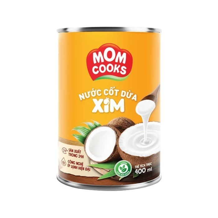 Nước Cốt Dừa Xim Mom Cooks 400ml Lon