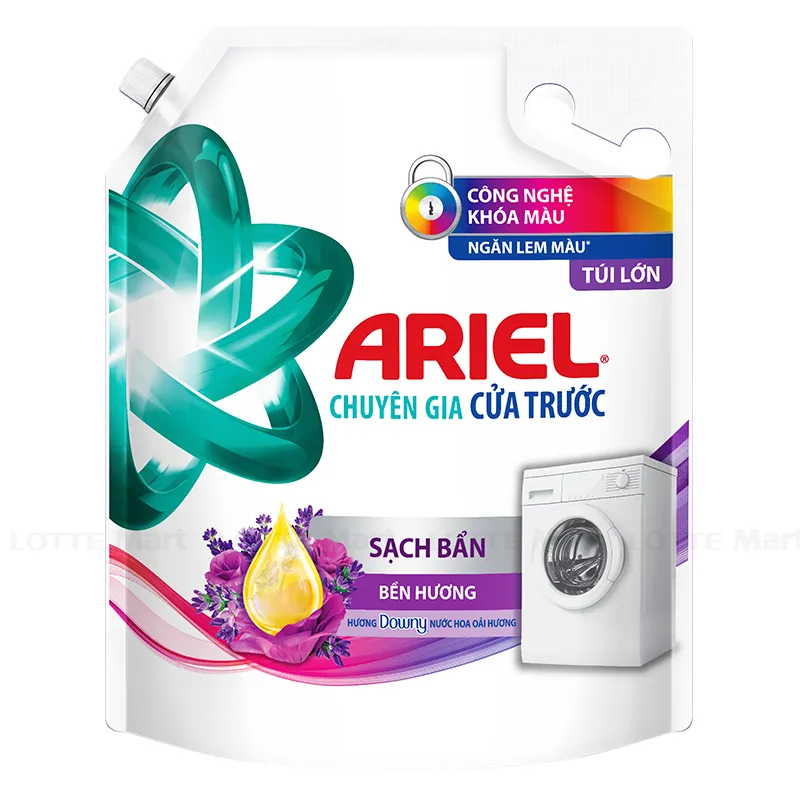 Nước Giặt Ariel Cửa Trước Hương Downy Oải Hương Túi 3.05KG