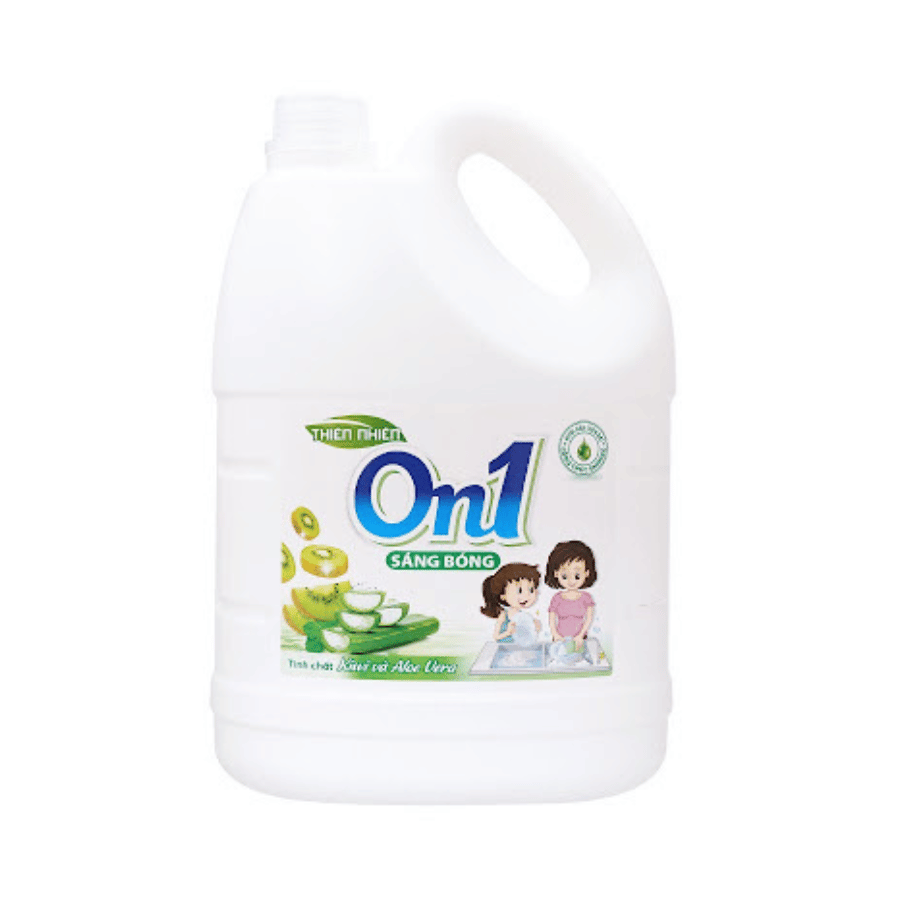 Nước Rửa Chén On1 Kiwi & Aloe Vera Can 3.8Kg