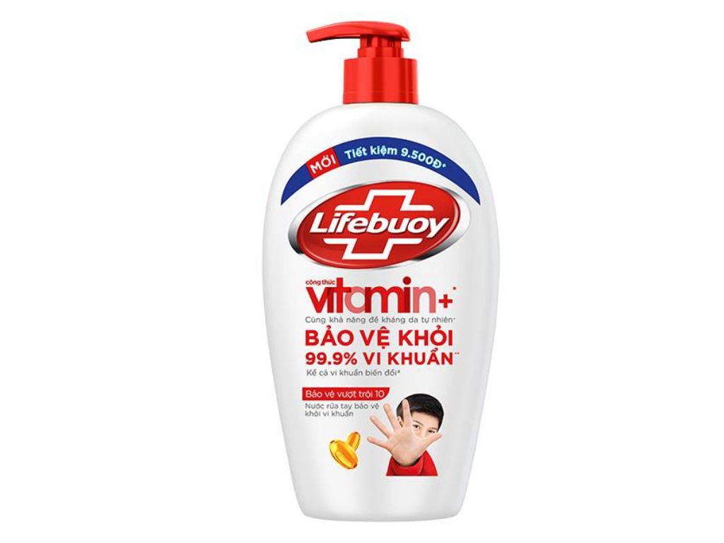 Nước Rửa Tay Lifebuoy Bạc Bảo Vệ 450G