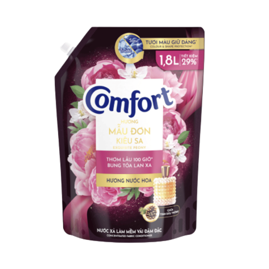 Nước Xả Comfort Mẫu Đơn 1.8L