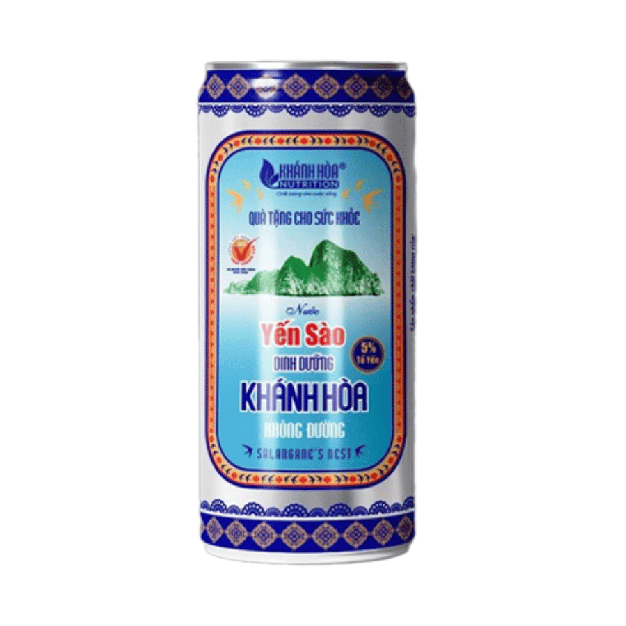 Nước Yến Sào Không Đường Khánh Hòa Nutrifood 5%