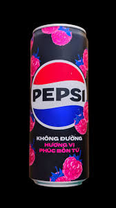 Pepsi Không Calo Vị Phúc Bồn Tử Lon 320ml