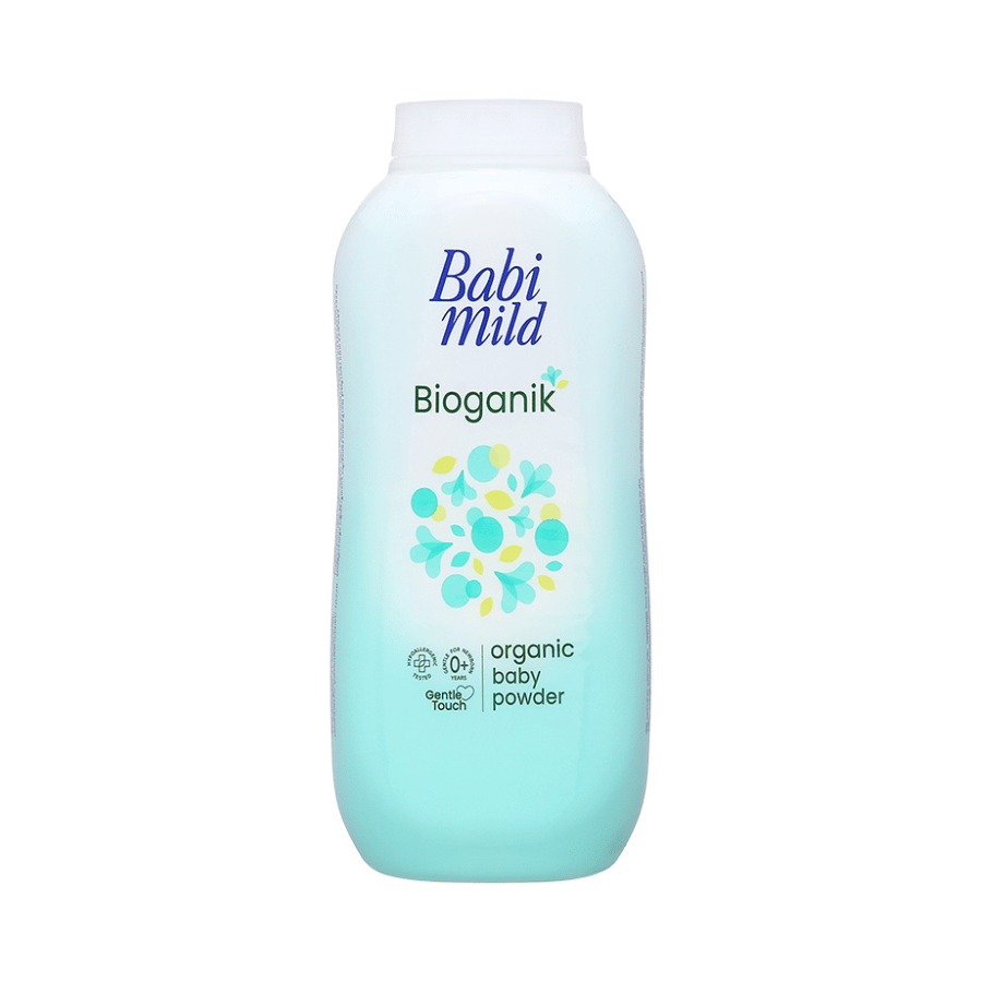 Phấn Thơm Trẻ Em Babi Mild Bioganik 160g Dịu Nhẹ An Toàn Cho Bé