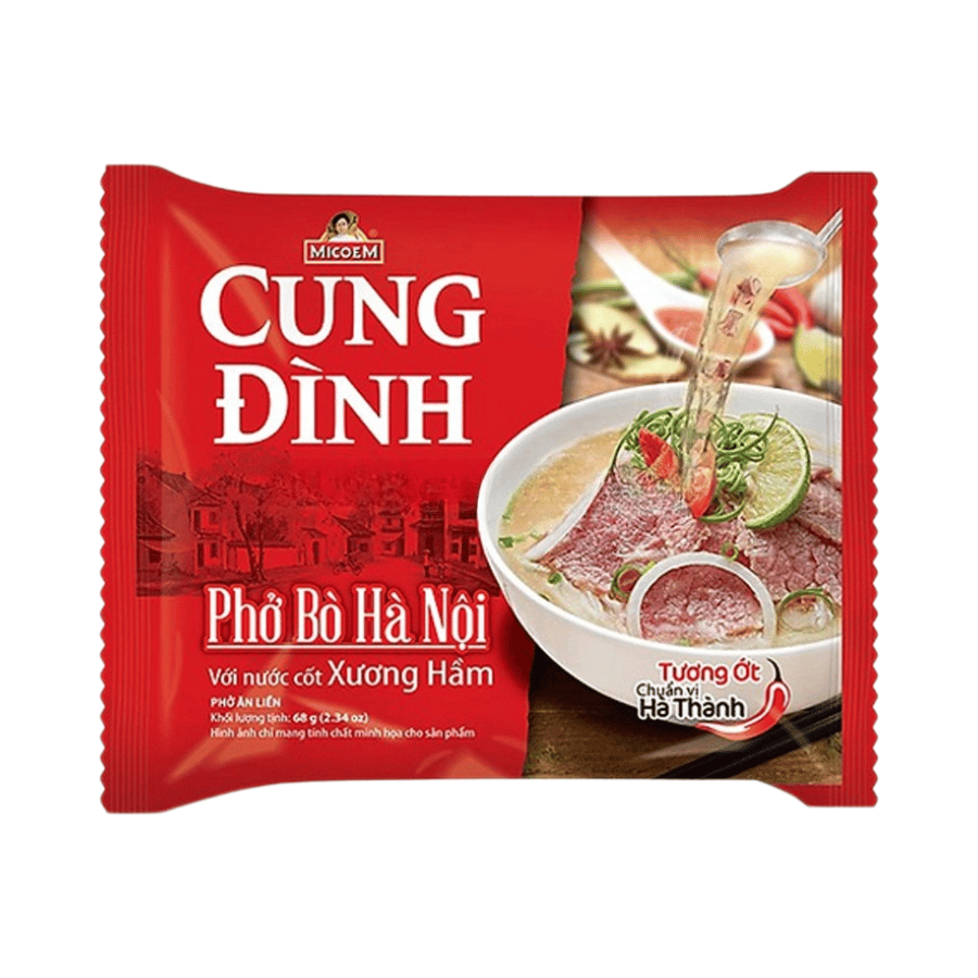 Phở Bò Cung Đình Hà Nội Nước Cốt Xương Hầm Gói 68g