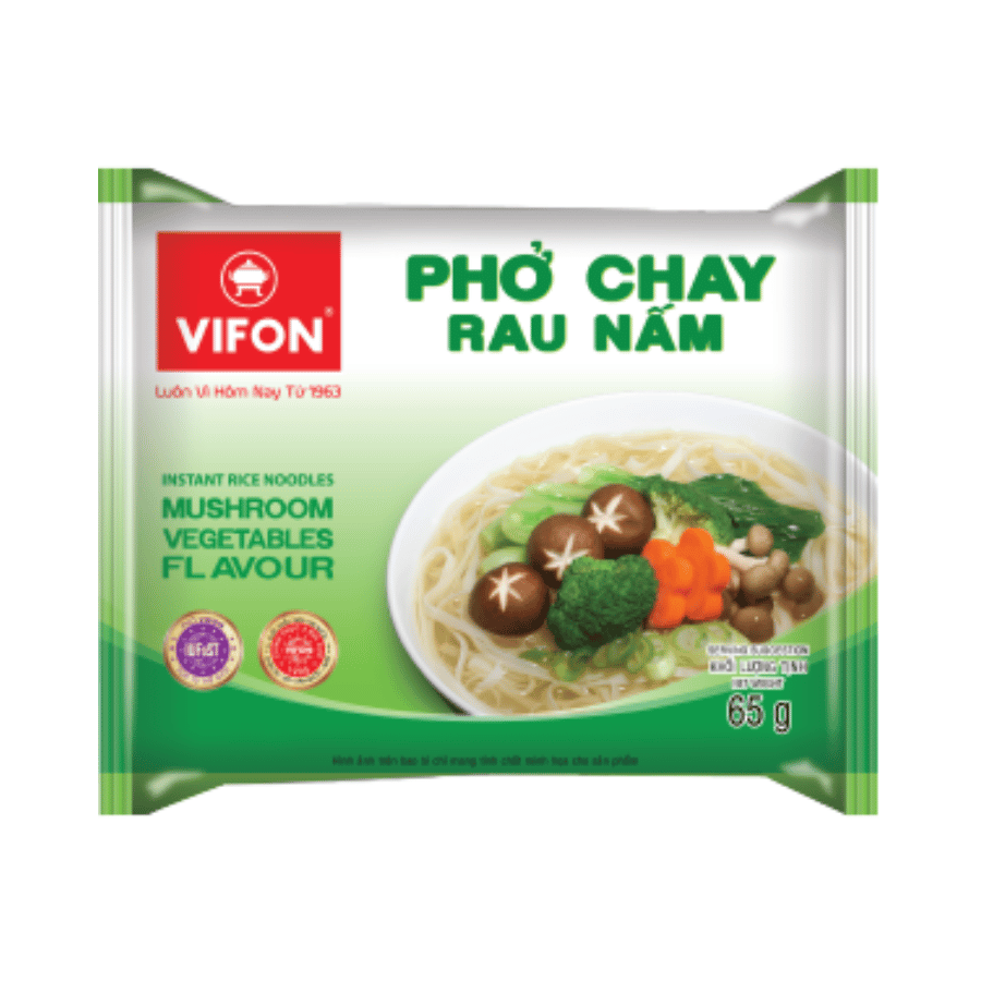 Phở Vifon Chay Rau Nấm Gói 65g