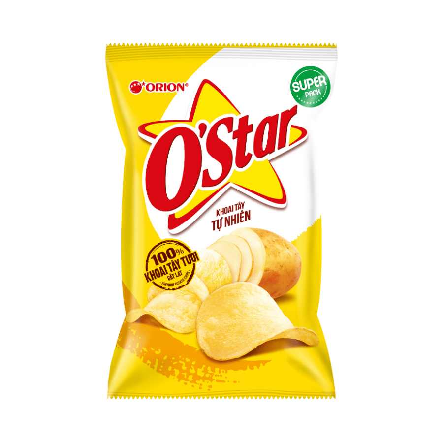Snack Khoai Tây Vị Tự Nhiên O’Star 33g