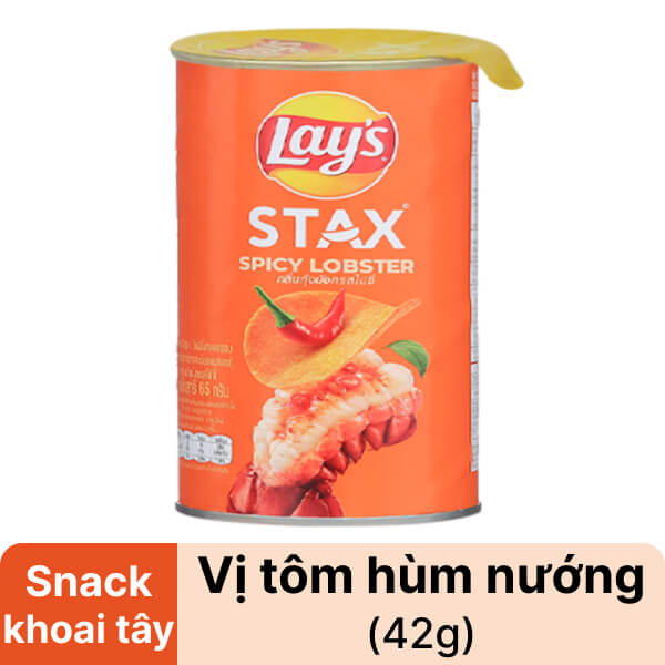 Snack Lay's Stax Tôm Hùm Ngũ Vị 42g