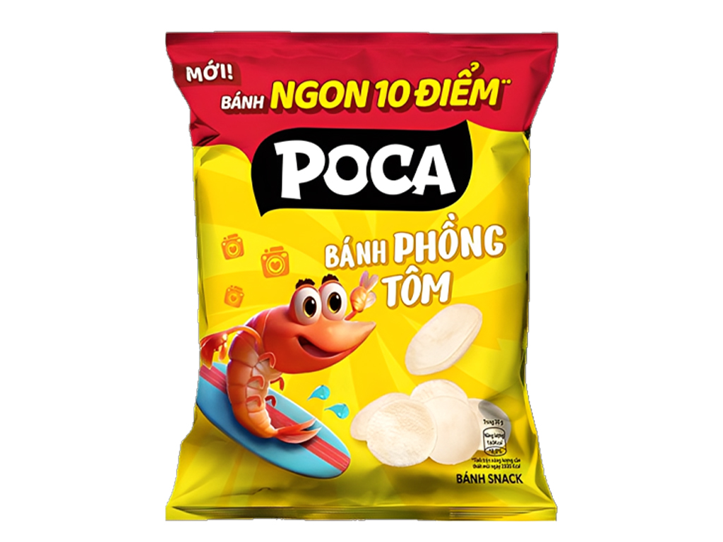 Snack Poca Bánh Phồng Tôm 58g