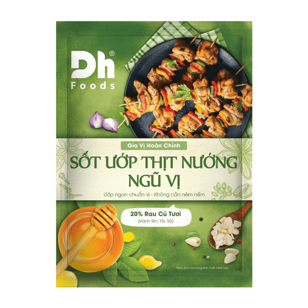 Sốt Ướp Thịt Nướng Ngũ Vị DH Foods Gói 65G